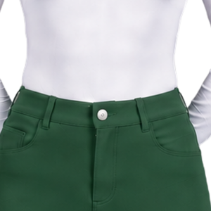 Dark Green Women Equestrian Riding Pants High Waist <b>Stretch</b> Leggings Full <b>Seat</b> Silicone Grip Horse Riding Breeches Athletic - Product Image 4