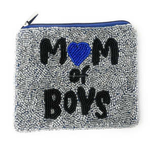 Monedero de cuentas hecho a mano con cremallera y pompón, regalo para mamá de niñas, accesorio de viaje para mujeres y niñas, gran capacidad, suave y duradero - Product Image 5