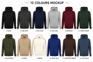 เสื้อฮู้ดดี้ผู้ชาย 400 GSM สีพื้น เสื้อกันหนาวมีฮู้ดลำลอง มีกระเป๋า ทรงปกติ ใส่ได้ในฤดูใบไม้ร่วง ราคาขายส่ง - Product Image 6