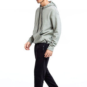 Sudadera con Capucha de Forro Polar para Hombre, Mezcla de Poliéster/Algodón, Secado Rápido, Transpirable, Logotipo Frontal Personalizable, Impresión OEM - Product Image 2