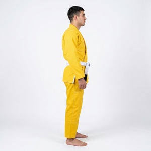 Uniforme de Jiu Jitsu Brasileño de Alta Calidad y Resistencia, Tejido Dorado, Transpirable, para Competencia, Kimono BJJ - Product Image 2