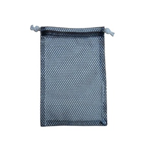 Front Mesh & Back 150 GSM Cotton Fabric Window <b>Drawstring</b> Cotton Mesh <b>Bags</b> Reusable Eco Friendly Biodegradable Cosmetic <b>Bag</b> - Product Image 2