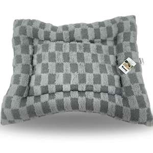 Disponibile in Grigio e Marrone, 3 Misure (S/M/L), Cuccia per Cani Antiscivolo a Quadretti - Product Image 1