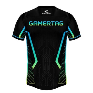 Camiseta Deportiva Personalizada al por Mayor para Hombre, Cuello en V, Sublimación Completa, Secado Rápido, Poliéster - Product Image 2