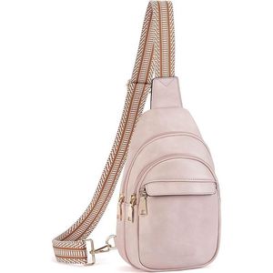 Piccola Borsa a Tracolla in Pelle da Donna, Marsupio da Viaggio, Borsa da Petto - Product Image 1