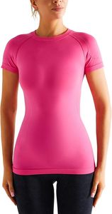 Camiseta deportiva para mujer de secado rápido, transpirable, de malla, para gimnasio, fitness, running, yoga, ropa deportiva de alto rendimiento, venta al por mayor. - Product Image 3