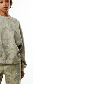 เสื้อสเวตเชิ้ตผ้าฟลีซเนื้อนุ่ม ระบายอากาศได้ดี ผลิตจากผ้าฝ้าย 100% แฟชั่นสตรีทสำหรับทุกเพศ พิมพ์ลายแบบซับลิเมชั่น - Product Image 4