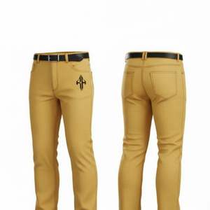 กางเกงยีนส์ผู้ชายคุณภาพสูง 100% ผ้าฝ้าย สำหรับฤดูร้อน น้ำหนักเบา ระบายอากาศได้ดี ทรงตรงปานกลาง สไตล์ลำลอง ผ้ายีนส์ฟอกแบบพิเศษ ปรับแต่งได้ RIVIAN - Product Image 6