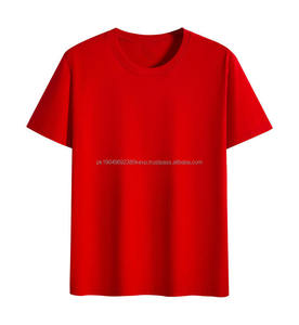 เสื้อยืดคอกลมสีพื้น ผ้าคอตตอนแท้ 150 กรัม คอริบ  แบบ OEM  สำหรับผู้ชาย - Product Image 4