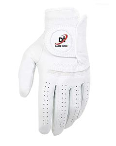 Gants de golf durables pour hommes en cuir véritable, à doigts complets, avec fermeture auto-agrippante, séchage rapide, respirants, antidérapants - Product Image 3
