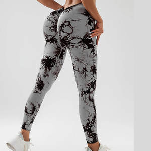 Leggings de qualité supérieure pour femmes, tie-dye, effet push-up, pantalons de yoga, tenue de sport sexy, vêtements de sport pour femmes, collants de sport - Product Image 3