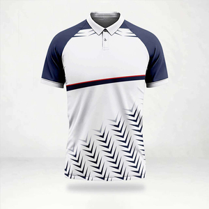 เสื้อคริกเก็ตคุณภาพสูงระดับมืออาชีพ ผ้าโพลีเอสเตอร์ แห้งเร็ว น้ำหนักเบา ชุดทีม ออกแบบเองได้ ผ้าโพลีเอสเตอร์กันความชื้น - Product Image 1