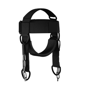 Harnais de musculation robuste pour la tête et le cou avec sangle réglable, prix usine OEM, pour fournisseur d'équipements de gym - Product Image 3