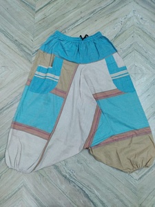 Pyjama en coton patchwork, sarouel, pantalon en coton, sarouel, de l'inde, vente en gros - Product Image 2