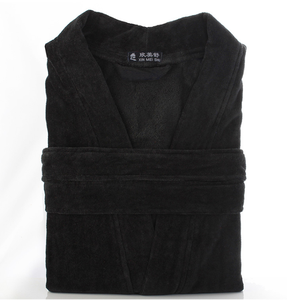 Peignoir en velours éponge 100% coton personnalisé Nesta Sports pour hommes, pour la maison et le spa, avec logo brodé - Product Image 1