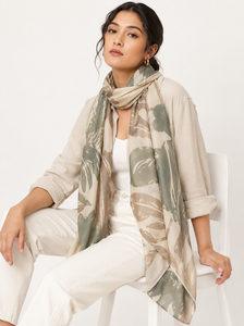 Fashion Women Floral Shawl Viscose Hijab Soft Lightweight Long Scarf Muslim <b>Head</b> <b>Wrap</b> Premium Modest Wear Scarf - Product Image 4