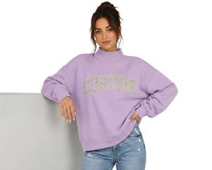 Sudadera Oversize de Cuello Alto para Mujer, Estilo Chic y Relajado, Prenda Esencial de Moda, Proveedor Mayorista - Product Image 1