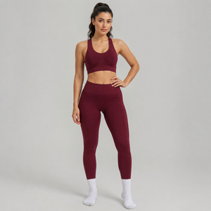Soutien-gorge de sport sans coutures, tissu extensible et respirant, évacuation de la transpiration, confort optimal, idéal pour la gym, le fitness, le yoga, les vêtements de sport, l'entraînement, tendance - Product Image 5