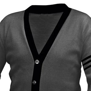 Pulls à manches régulières en tricot unisexe, col en V, sororités et fraternités universitaires, tricot acrylique, cardigans d'hiver pour femmes - Product Image 5