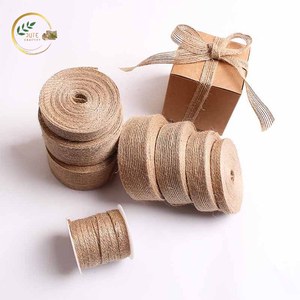 Ruban en jute écologique – Ruban décoratif en fibre naturelle pour emballage cadeau, artisanat, mariage et emballage en gros - Product Image 2
