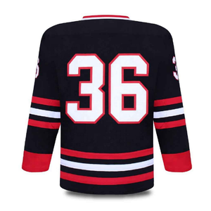 Custom Made Breathable Lightweight Sleeveless V-neck Unisex Adult Ice Hockey Jersey Polyester Sublimated Team Wear Uniform - Product Image 4