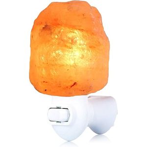 Lámpara Nocturna de Sal Rosa del Himalaya, Feng Shui, Portátil, Hecha a Mano, Decoración Navideña para el Hogar con Enchufe con Certificación CE - Product Image 1