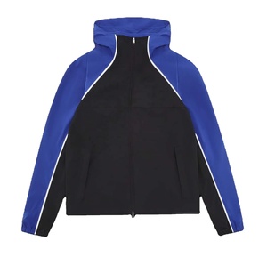 Chaqueta Cortavientos Color Block para Mujer, Chaqueta Cortavientos Deportiva de Nailon con Logotipo Personalizado para Mujer - Product Image 1