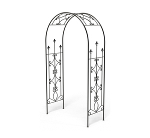 Arche de Portail de Jardin en Fer Forgé de Luxe avec Détails Décoratifs Premium - Product Image 1