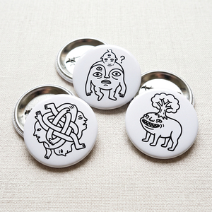 Promotional <b>Magnetic</b> Metal Customized <b>Button</b> Badges-Cheap Printing Options - Product Image 2