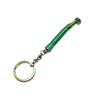 Fabricante de llaveros dentales al por mayor para publicidad en clínicas, llaveros comerciales de acero inoxidable color titanio para médicos - Product Image 5