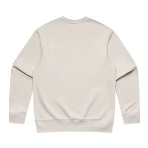 <b>Mens</b> Solid Grey Crewneck Sweatshirt Thick Cotton Rich Athletic Fleece <b>Pullover</b> Blank Street Wear Everyday Essential Jumper - Product Image 4