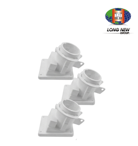 ฐานเสียบแบบมีหน้าแปลนพลาสติก ABS ทนทานของ LONGNEW สำหรับอุปกรณ์ไฟฟ้าและเครื่องจักรอุตสาหกรรม - Product Image 2