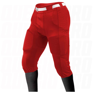 Mens Black Padded American Football Pants Buckle Closure Mesh Breathable <b>Athletic</b> Practice Game Performance Sportswear export - Product Image 5