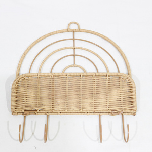 Artex Dong Thap décoratif rustique Shabby Vintage mural manteau chapeau crochets artisanat fait à la main - Product Image 5