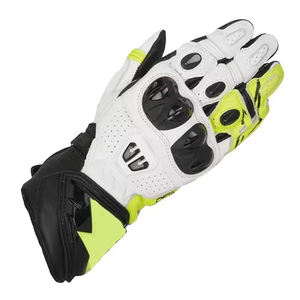 Gants de course professionnels d'été en cuir à doigts entiers avec fermeture auto-agrippante, homologués SFI, protection pour écran tactile, cyclisme et sports - Product Image 1