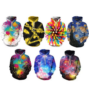 Printed Unisex Oversized Hoodie No Drawstring Lightweight Terry Fabric Eco-Friendly Winter 100% Cotton with Custom Logo - Product Image 3