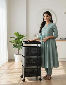 Compact Storage Holder Rack <b>Shelf</b> Unit for Small Apartments Dorm Rooms Kitchen Bathroom Bedroom <b>Office</b> and Limited Space - Product Image 5