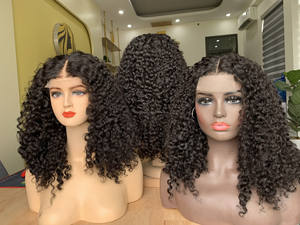 Peluca de Cabello Humano Virgen Remy con Cutícula Alineada y Frente de Encaje para Mujeres Negras, Personalizada, Colorida, 180% de Densidad - Product Image 3