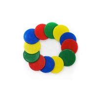 Ensemble de compteurs en plastique souple Pièces de monnaie mathématiques et bingo Jetons Pokers Chips Pièce éducative