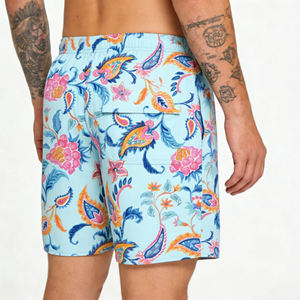 Shorts de playa tipo cargo, shorts deportivos para hombre con bolsillo, elásticos en 4 direcciones, de secado rápido, transpirables, para entrenamiento, impermeables. - Product Image 3