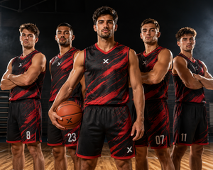 ชุดเสื้อฟุตบอล X Men แบบไม่มีแขน คอวี ผ้าโพลีเอสเตอร์พิมพ์ลายแบบ Sublimation ระบายเหงื่อได้ดี ชุดกีฬา รับผลิตแบบ OEM ODM - Product Image 5