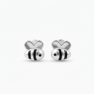DIVYORO LITTLE HONEYBEE <b>SILVER</b> EARRING - Product Image 1