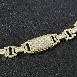 Luxury VVS Moissanite Diamond Iced Out Cuban Link Hip Hop Bracelet <b>for</b> <b>Men</b> 925 Sterling Silver Custom Jewelry Available <b>for</b> Sale - Product Image 5