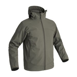 <b>Men</b> Outdoor Casual <b>Jacket</b> Waterproof Thicken Softshell Hooded <b>Jacket</b> Hiking Winter Windbreaker Outdoor <b>Jacket</b> - Product Image 5