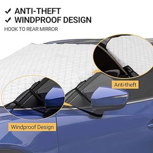 Cubierta para Parabrisas de Coche para Invierno, Protector contra Nieve, Hielo y Heladas, Parasol; para Proteger los Coches de Condiciones Climáticas Extremas - Product Image 3