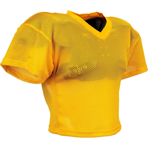 Camiseta de Fútbol de Manga Corta con Cuello en V, Transpirable, Unisex, Corte Regular, Color Sólido, 100% Poliéster, Ropa Deportiva - Product Image 1