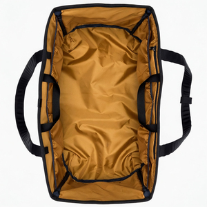 Grand sac fourre-tout pliable en polyester imperméable, logo personnalisé OEM, sac de transport robuste pour le camping en plein air, vente en gros - Product Image 4