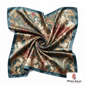 Fabricante de Bufandas de Satén Estampadas Personalizadas al por Mayor, OEM, ODM, Marca Privada, Regalo Corporativo para Nigeria, Kenia, Ghana, Etiopía, África - Product Image 4