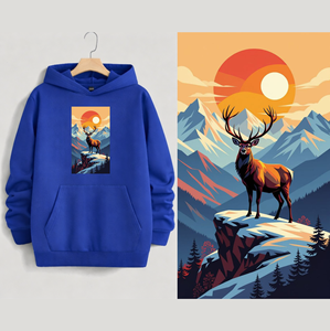 เสื้อสเวตเชิ้ตผ้าฝ้าย 100% พิมพ์ลายการ์ตูนแบบสั่งทำ |   เสื้อฮู้ดกันหนาวแบบยูนิเซ็กซ์ ผ้าฟลีซ ไม่ยับ พร้อมกระเป๋า น้ำหนัก 300 กรัม - Product Image 2