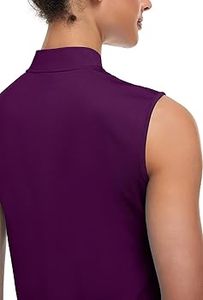 Slim fit moisture wicking womens golf t shirt breathable quick dry sports casual <b>top</b> lightweight summer wear - Product Image 2